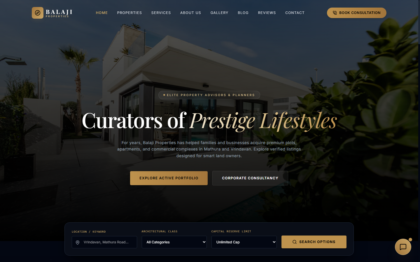 Balaji Properties prestige real estate portal