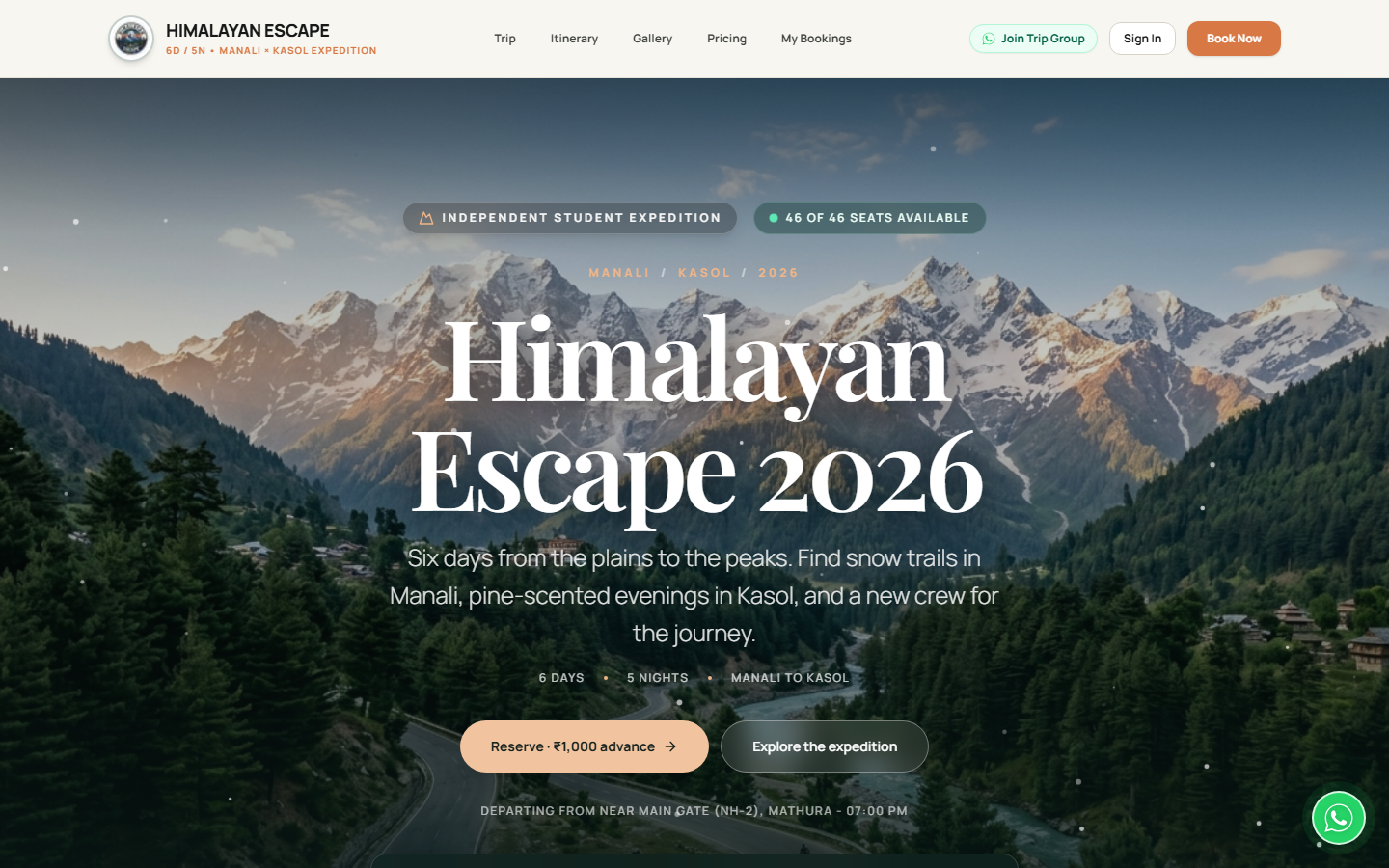 Himalaya Escape desktop preview