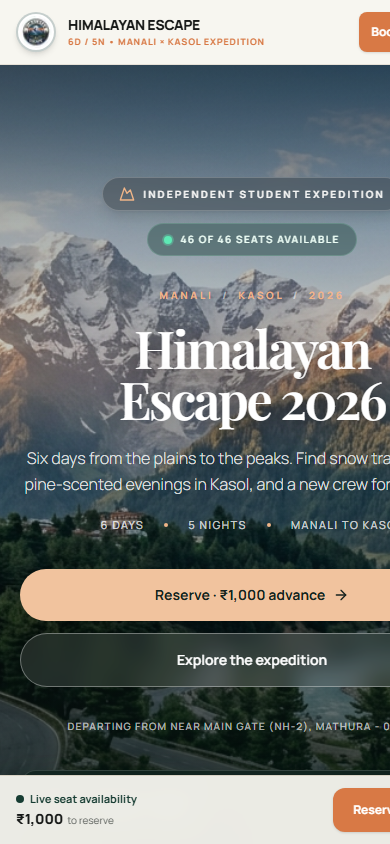 Himalaya Escape mobile preview
